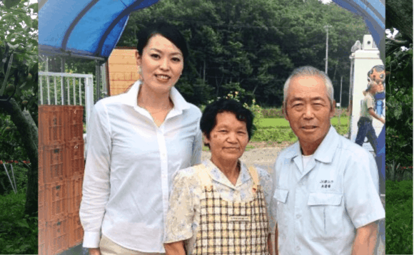 梨の谷代果樹園、谷代さんご夫妻